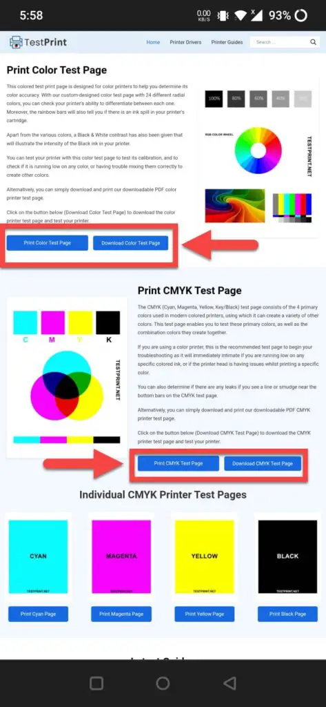 How To Print A Test Page From Your Android Phone Or Tablet 1